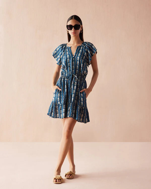 nico mini dress Cora Mini Nico Indigo / L