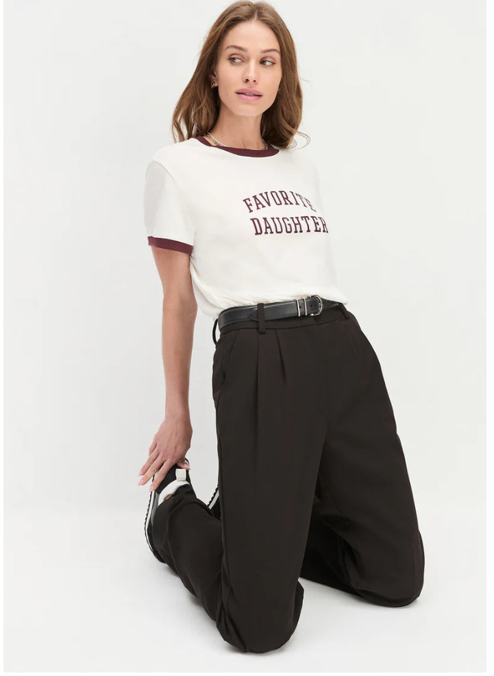 The Collegiate Ringer Tee | Shine Boutique Newburyport