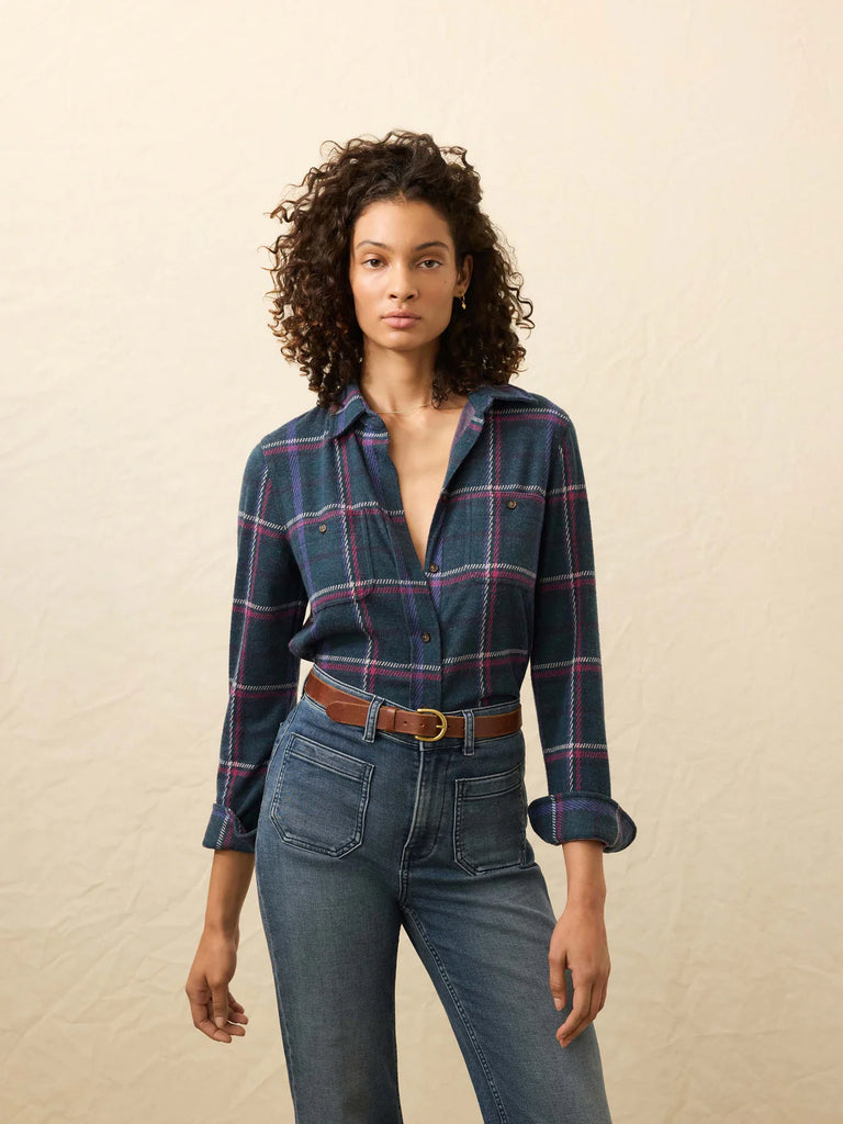 Legend Sweater Shirt - Northern Lights Plaid