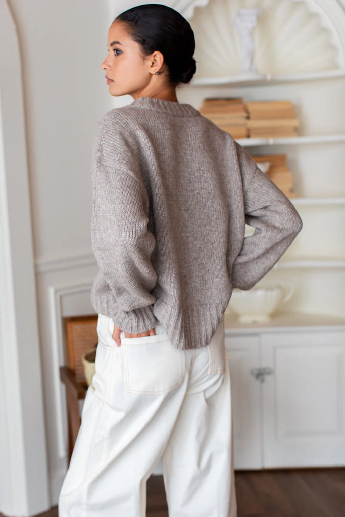 Cozy Sweater In Fog Grey