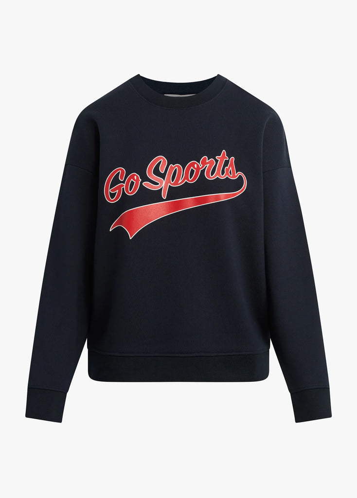 Go Sports Sweatshirt - Navy/Red/White