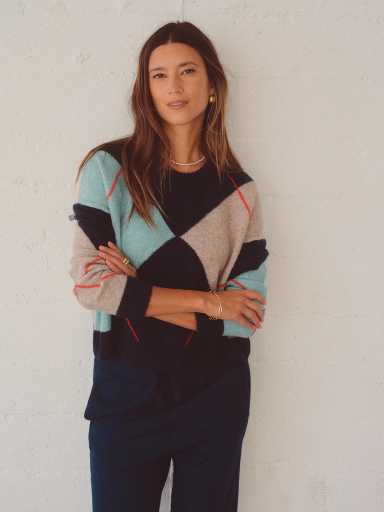 Argyle Crewneck Sweater