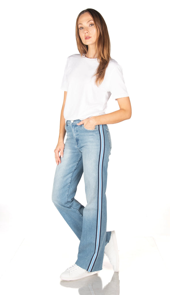 Katie High Flare - Napa Blue