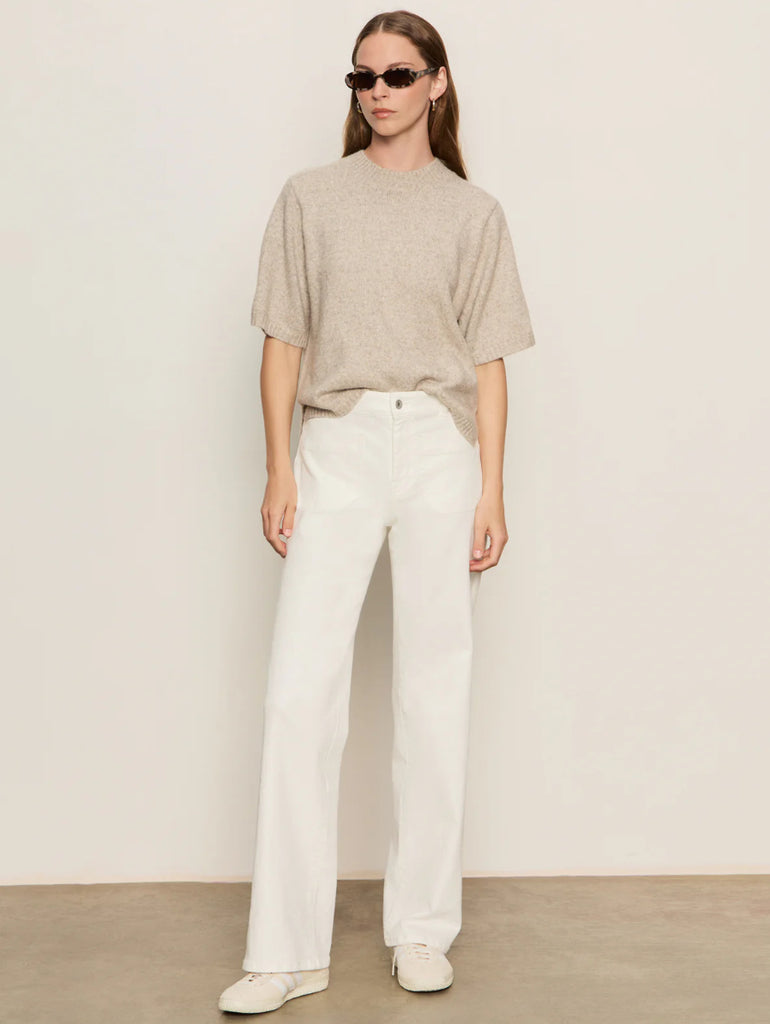 Perfect Sweater Tee Heather Pearl