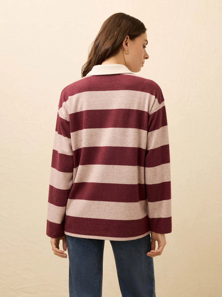 Legend Sweater Rugby Popover - Deep Red Rugby