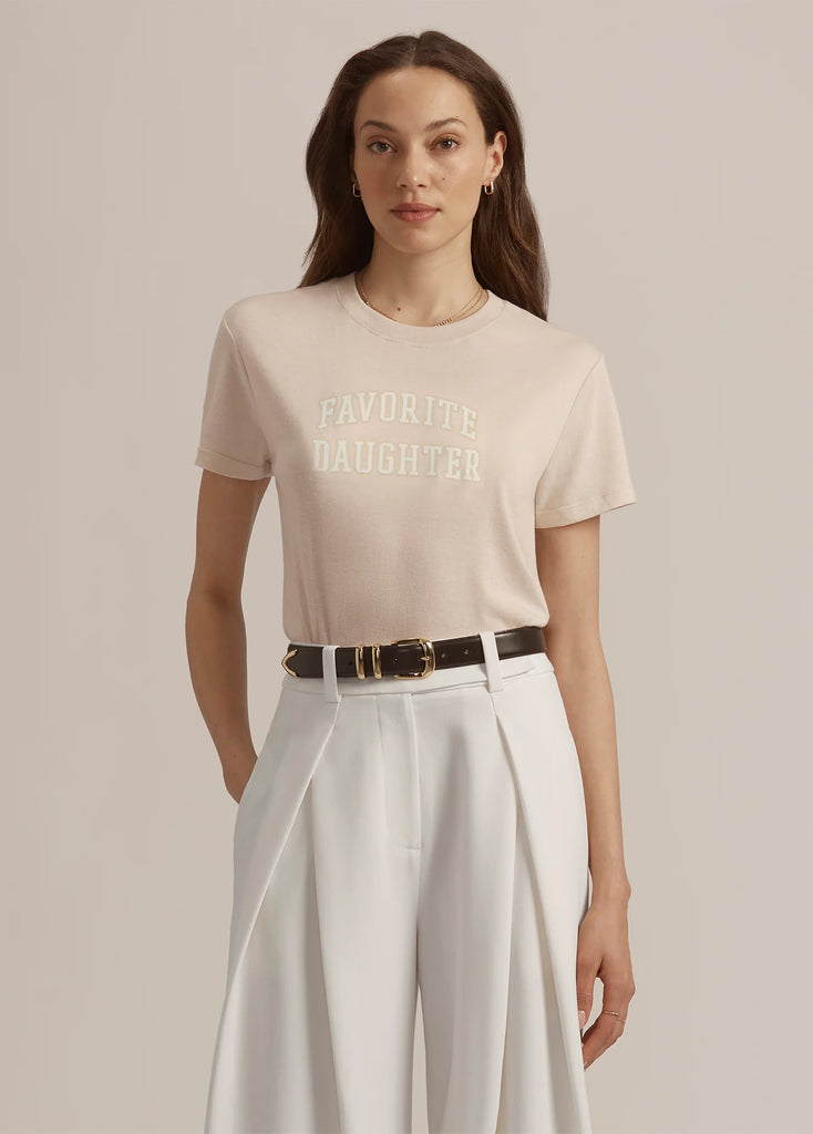 Favorite Daughter Cropped Collegiate Tee