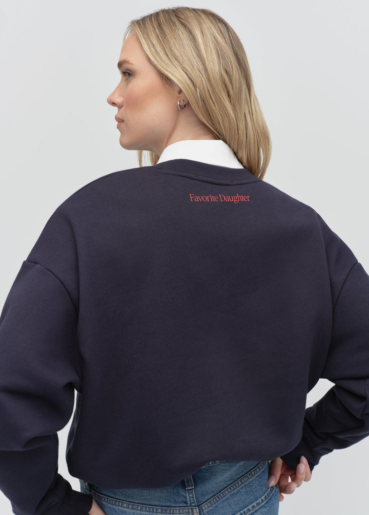 Go Sports Sweatshirt - Navy/Red/White