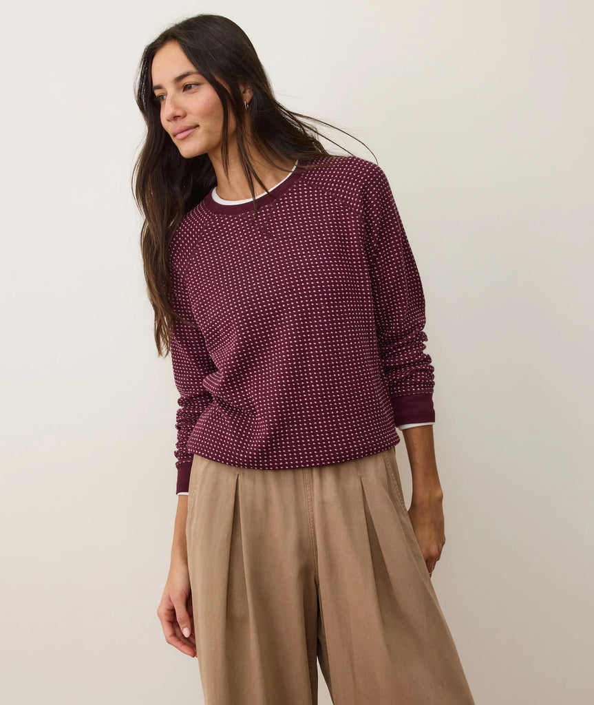 Rhea Textured Raglan - Fig