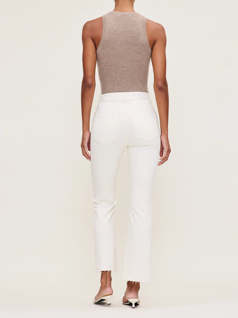 Bridget Boot - Eggshell Pintuck