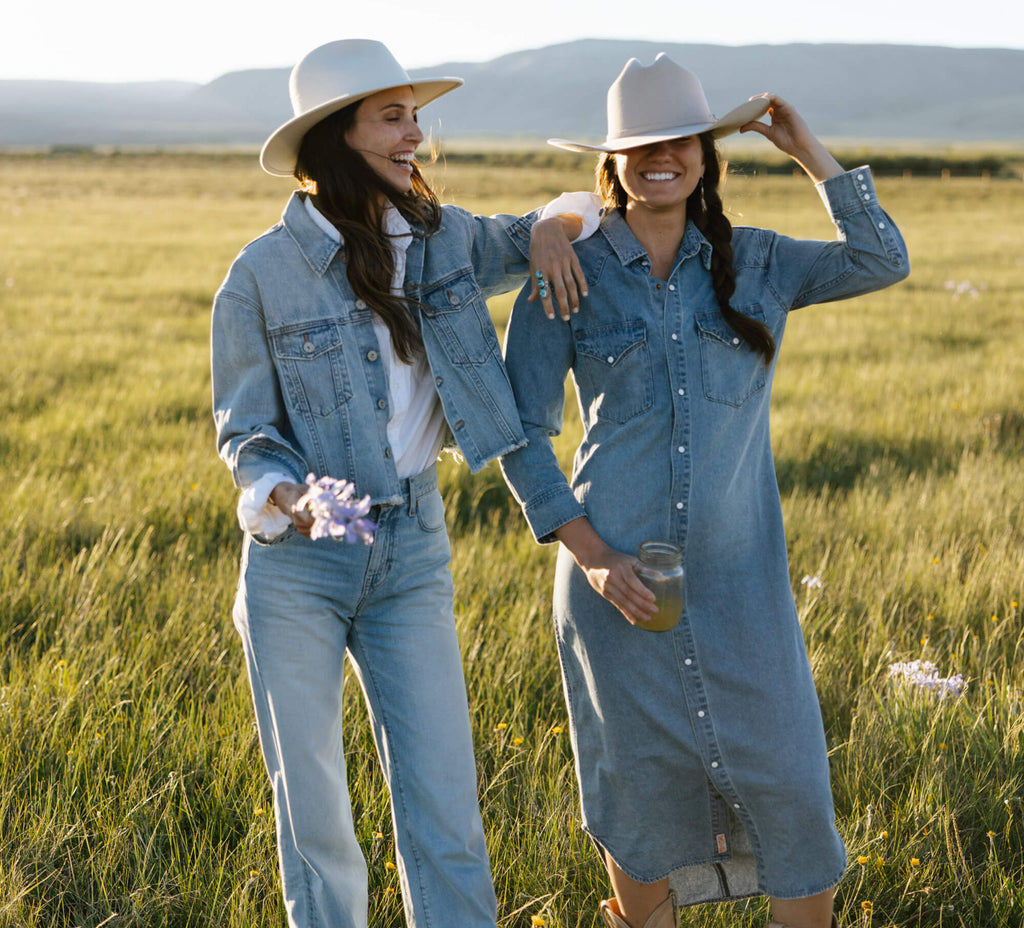 Annie Pearl Snap Shirtdress