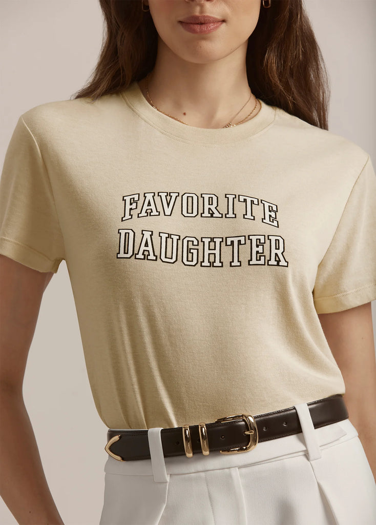 Favorite Daughter Cropped Collegiate Tee