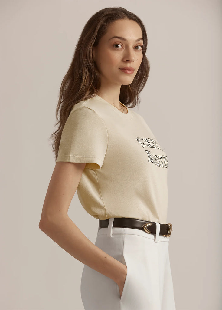 Favorite Daughter Cropped Collegiate Tee