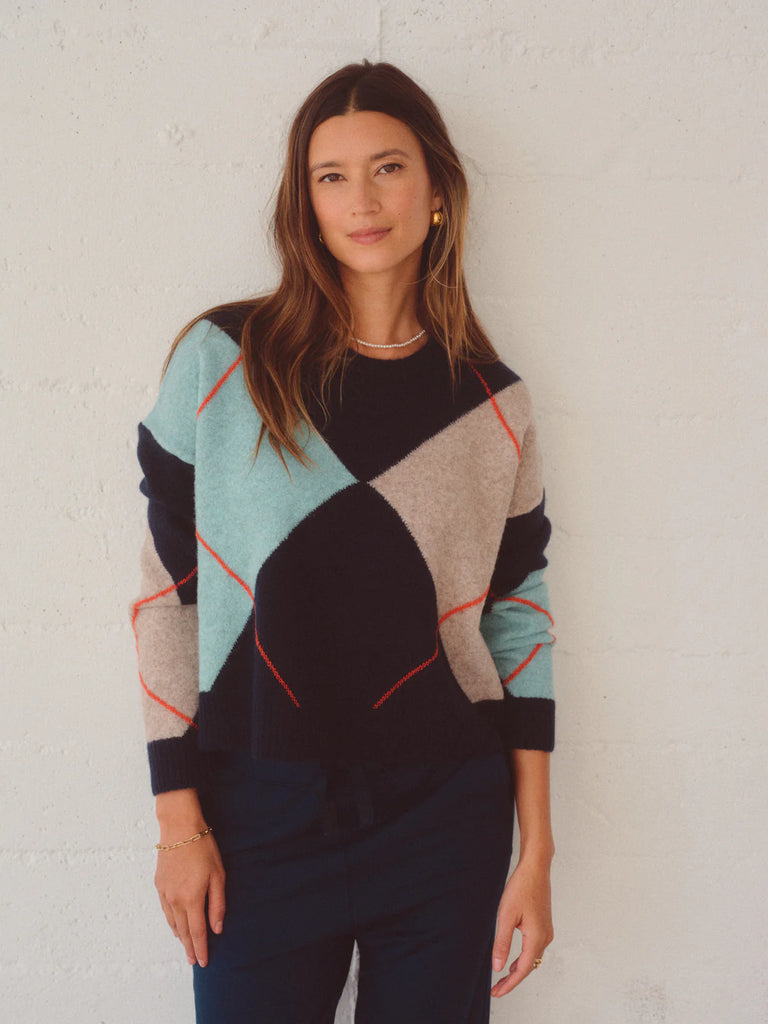 Argyle Crewneck Sweater