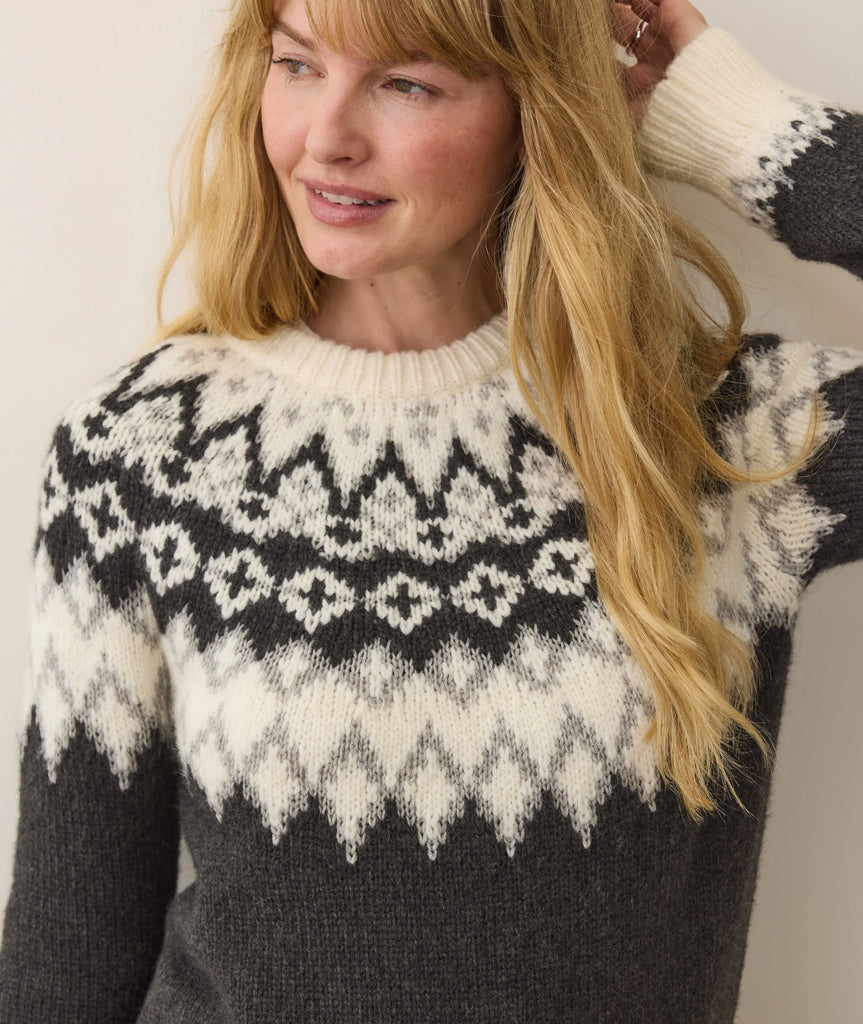 Fiorella Crewneck - Charcoal