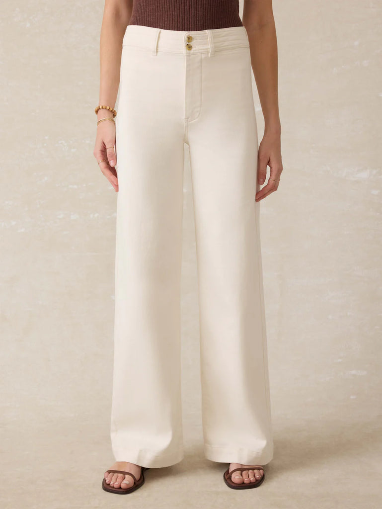 Stretch Terry Harbor Pant - Egret