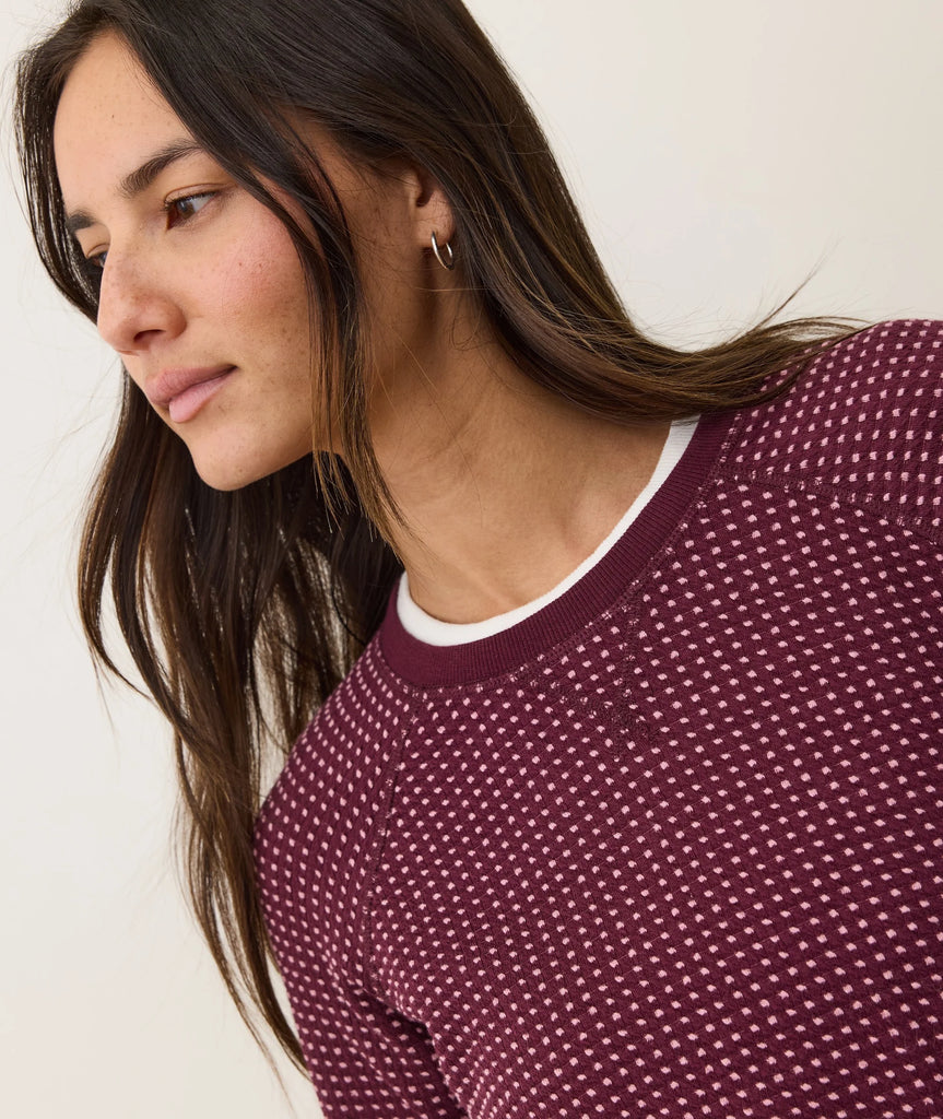 Rhea Textured Raglan - Fig