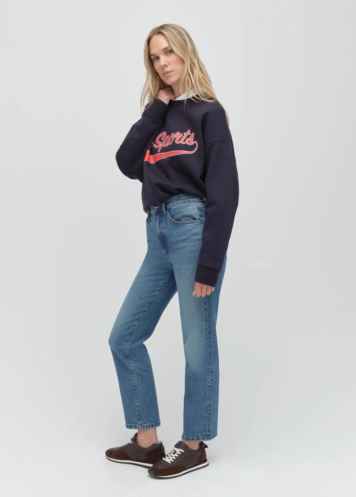 Go Sports Sweatshirt - Navy/Red/White
