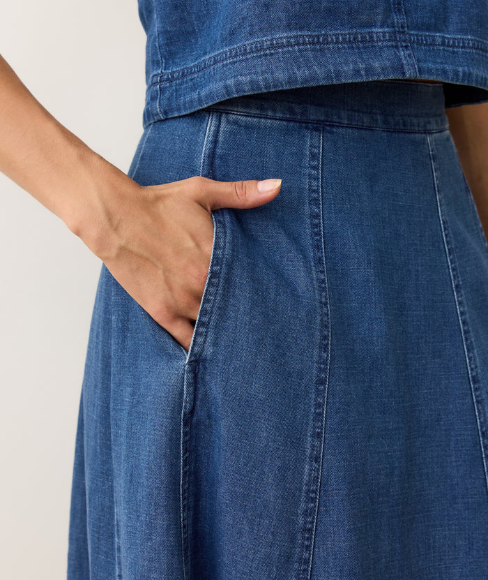 Lainey Denim Skirt