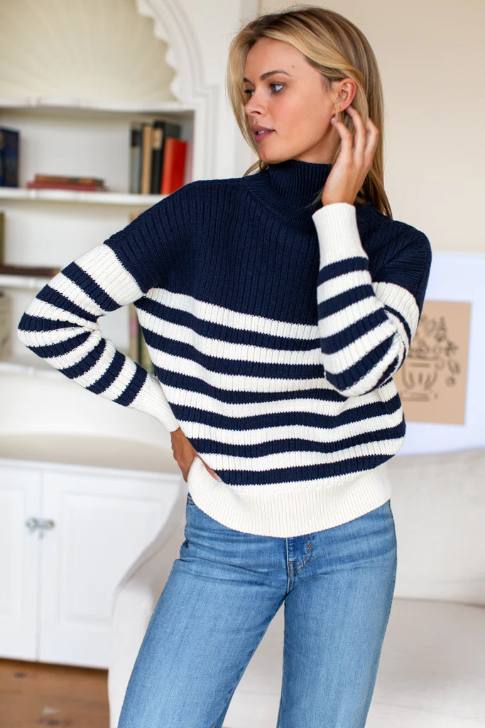 Carolyn Funnel Neck Sweater