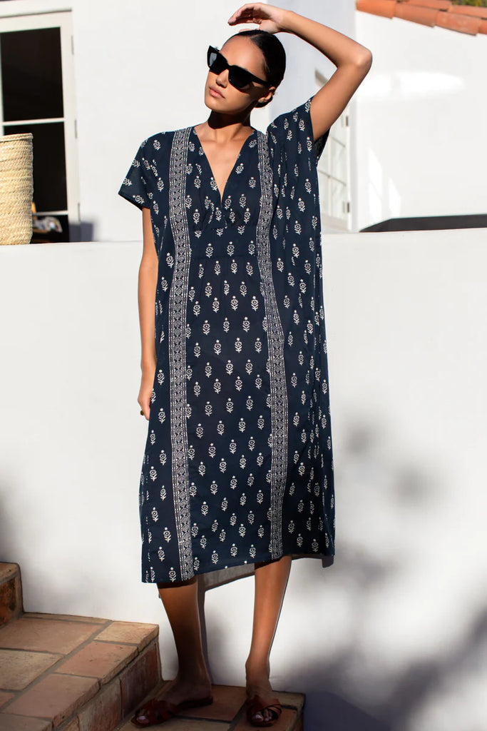 Francina Caftan - Marguerite Blue