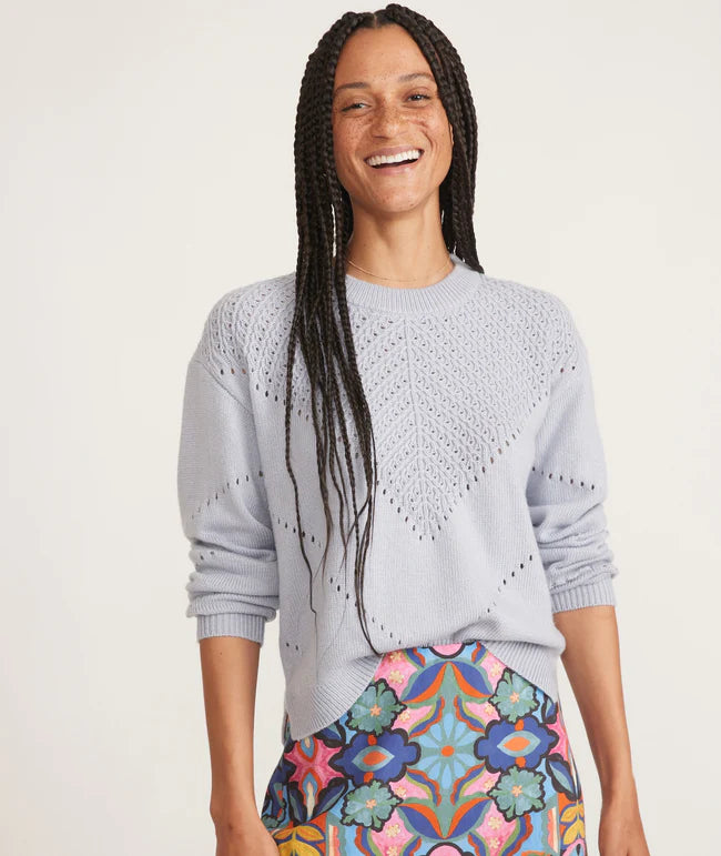 Olivia Crewneck Sweater - Slate