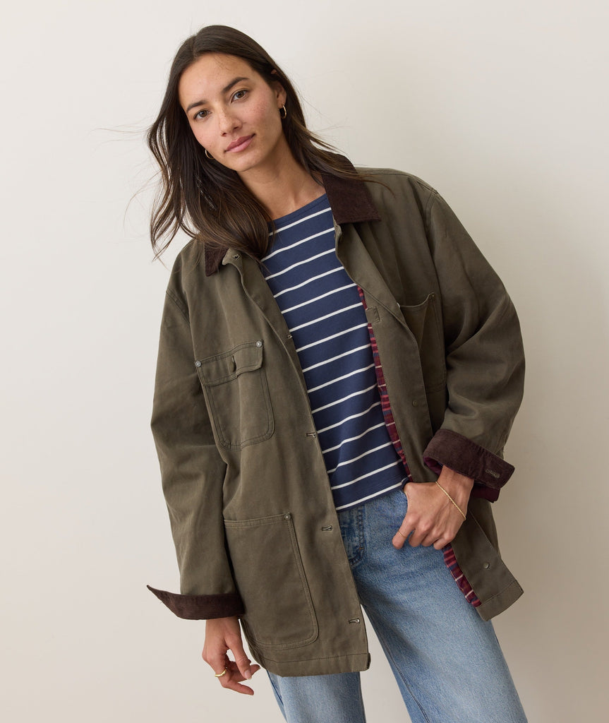 Riley Waxed Barn Jacket
