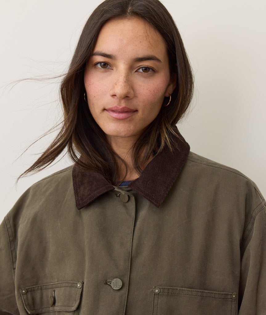 Riley Waxed Barn Jacket