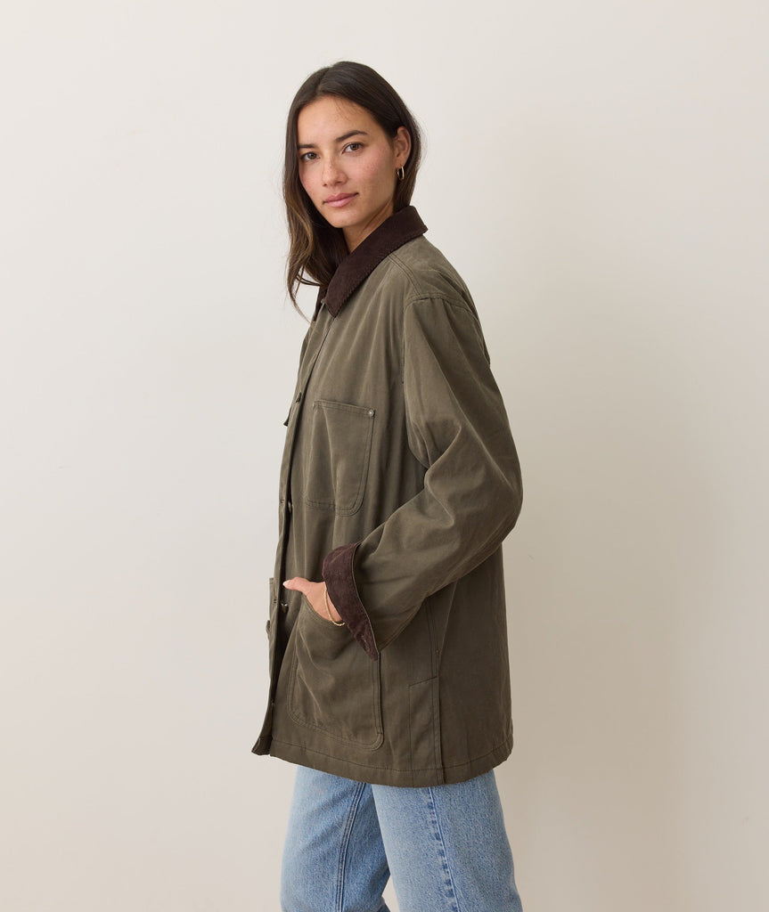 Riley Waxed Barn Jacket