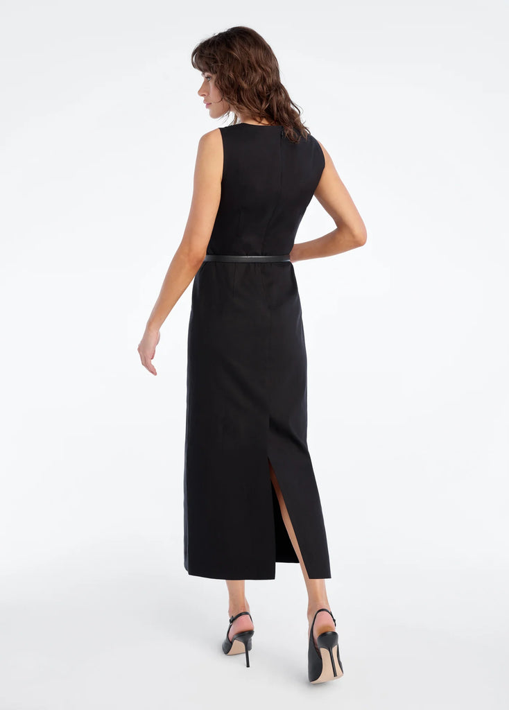 The Perfect Opportunity Linen Dress - Black