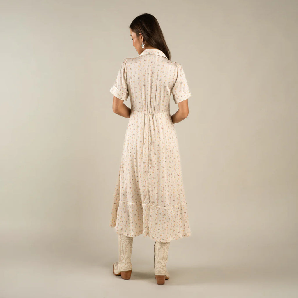 La Dahlia Dress - Dust Bloom | Shine Boutique Newburyport