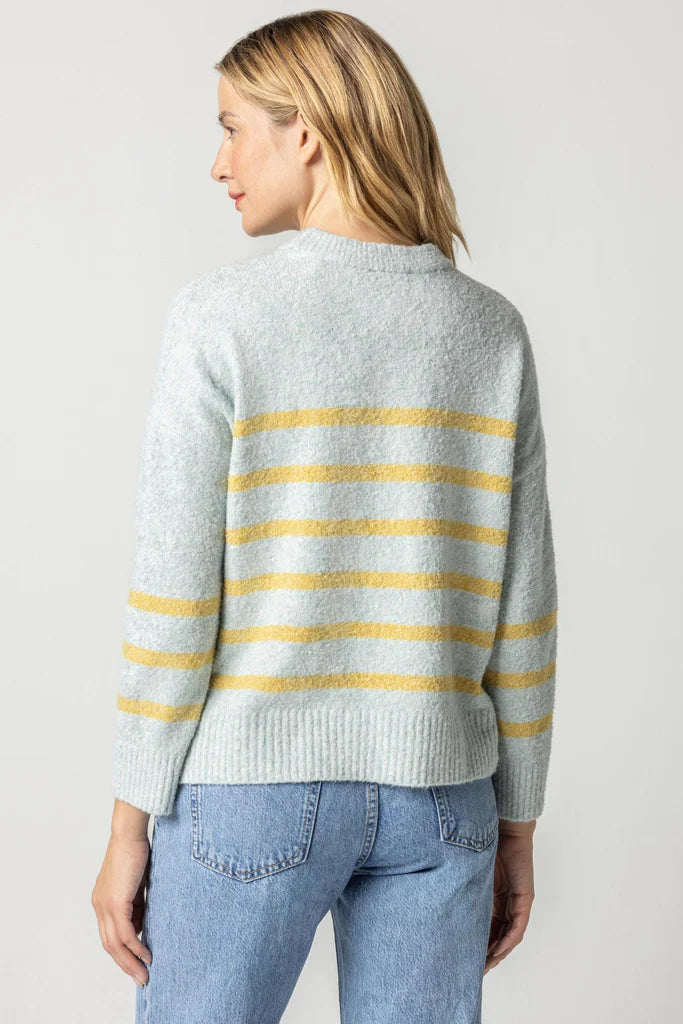 Easy Stripe Pullover Sweater - Iceberg Stripe