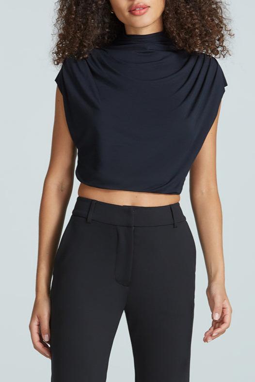 Butter Draped Cropped Top