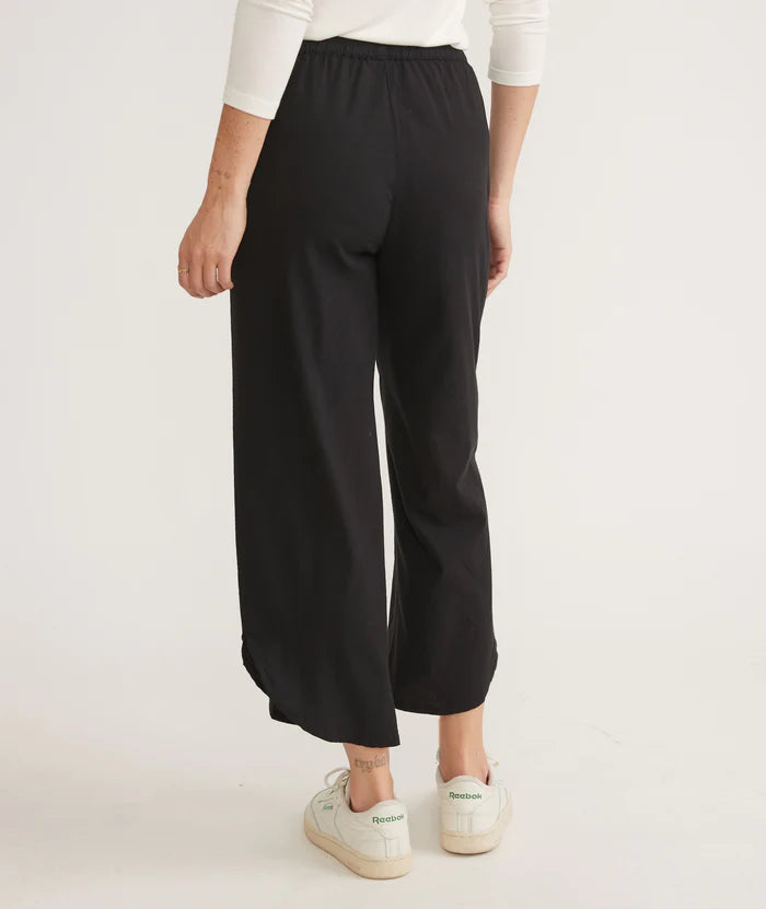 Allison Wide Leg Pant - Tencel Black