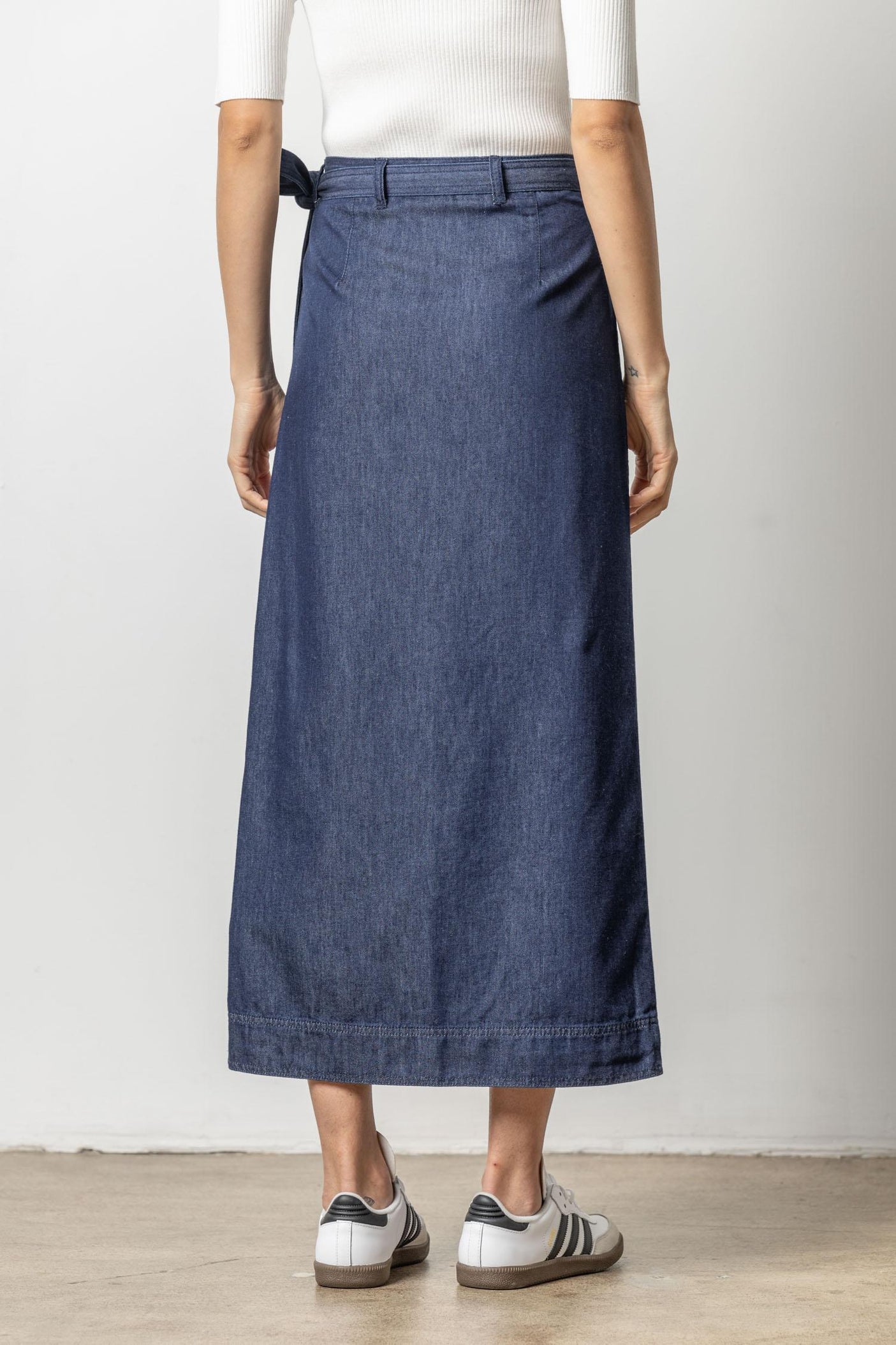 [MONOHA] /☆ 25SS Denim wrap skirt / dark navy PA2632-DKW-A3_1405x_4157ac03-
