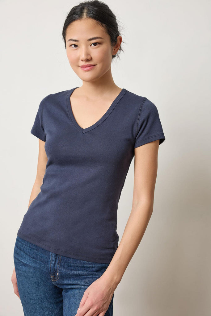 Shirt Sleeve V-Neck Tee