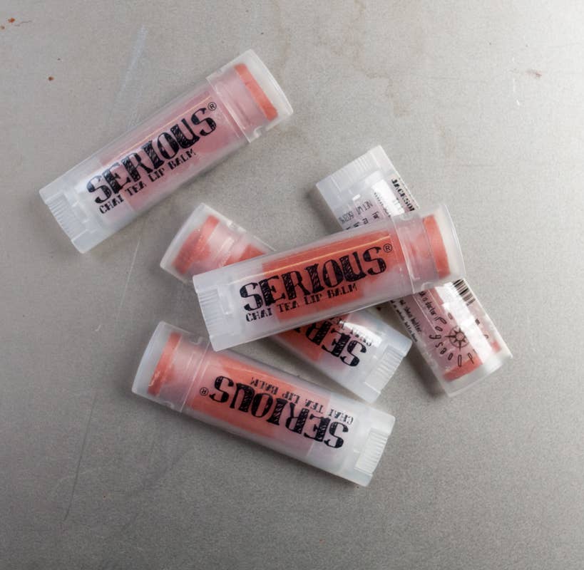 Serious Glitter Lip Balms -- Chai Tea