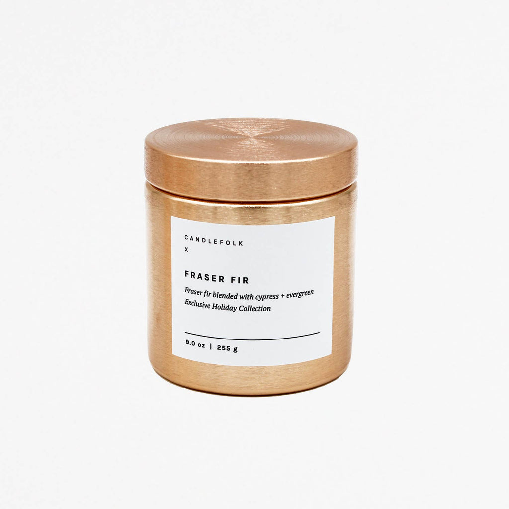 FRASER FIR - 9 oz Holiday Soy Candle