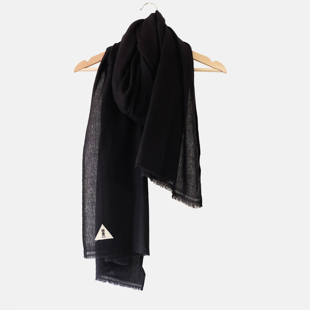 Cashmere Scarf Black