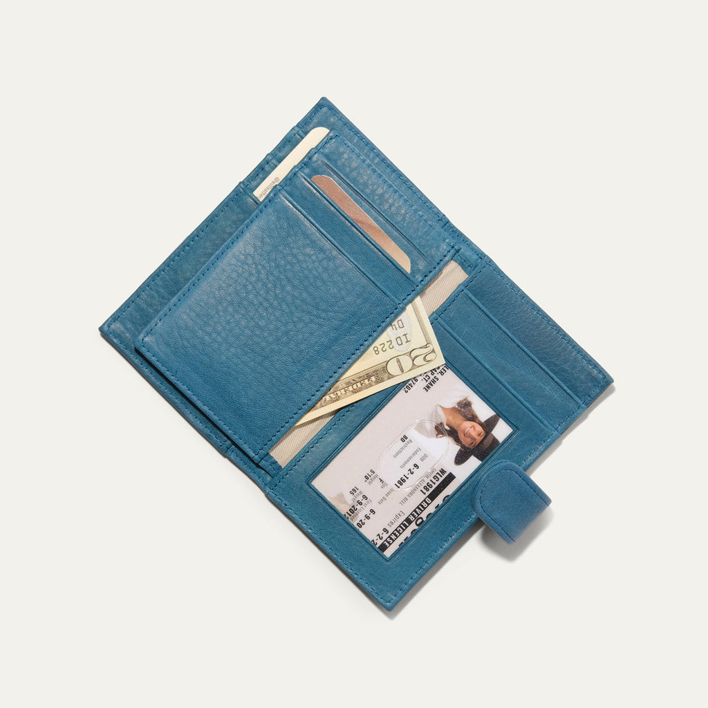 Card Holder Wallet -- Blue