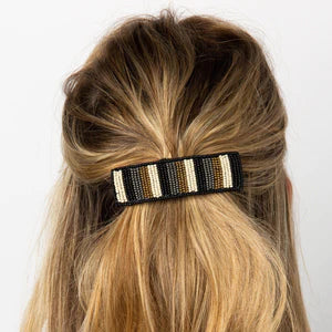 Black and best sale gold hair clip