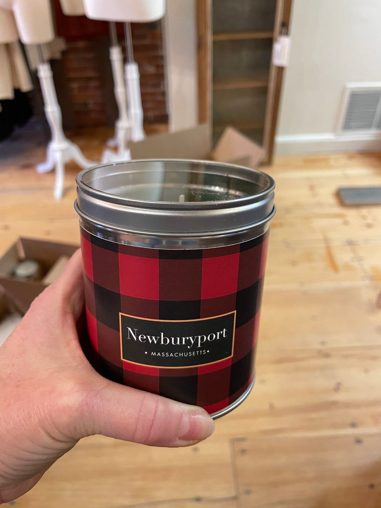 Red & Black Buffalo Plaid Newburyport Cand