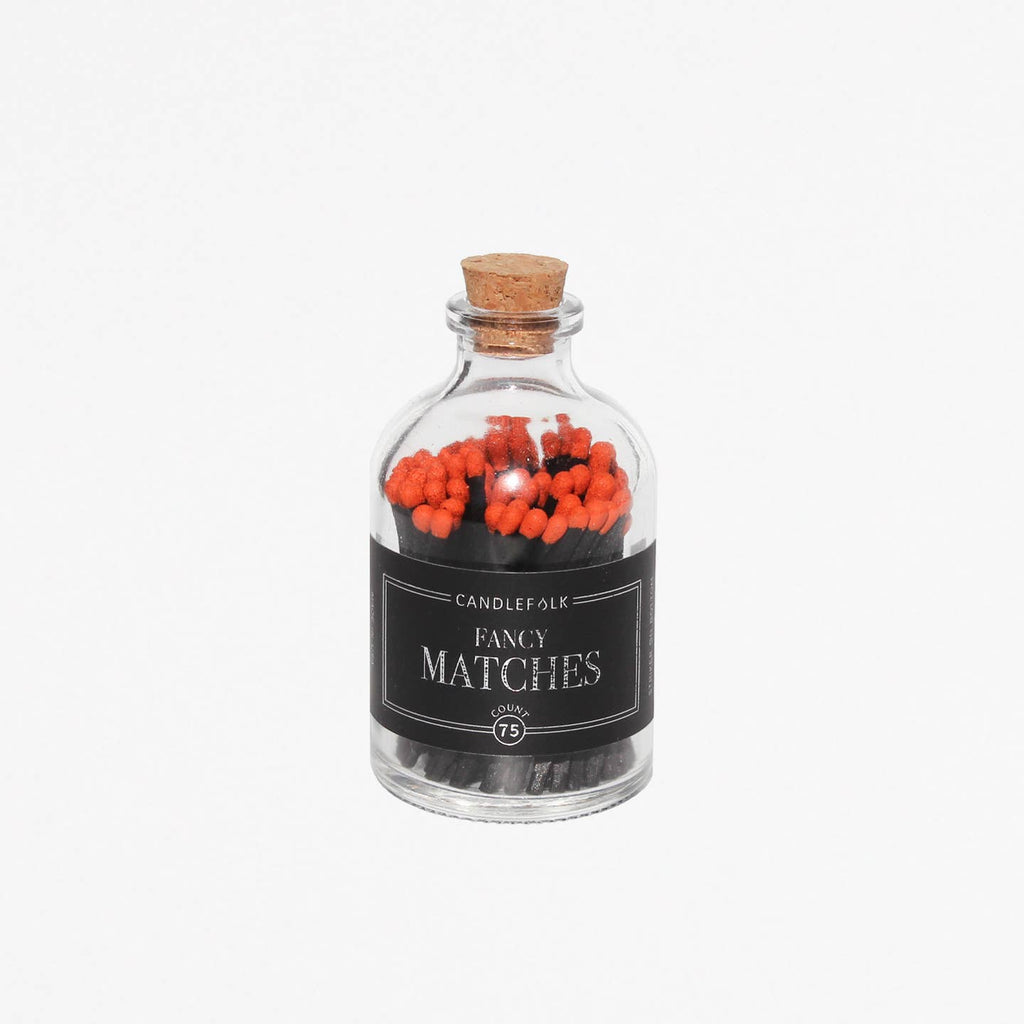 Black & Orange Apothecary Matches